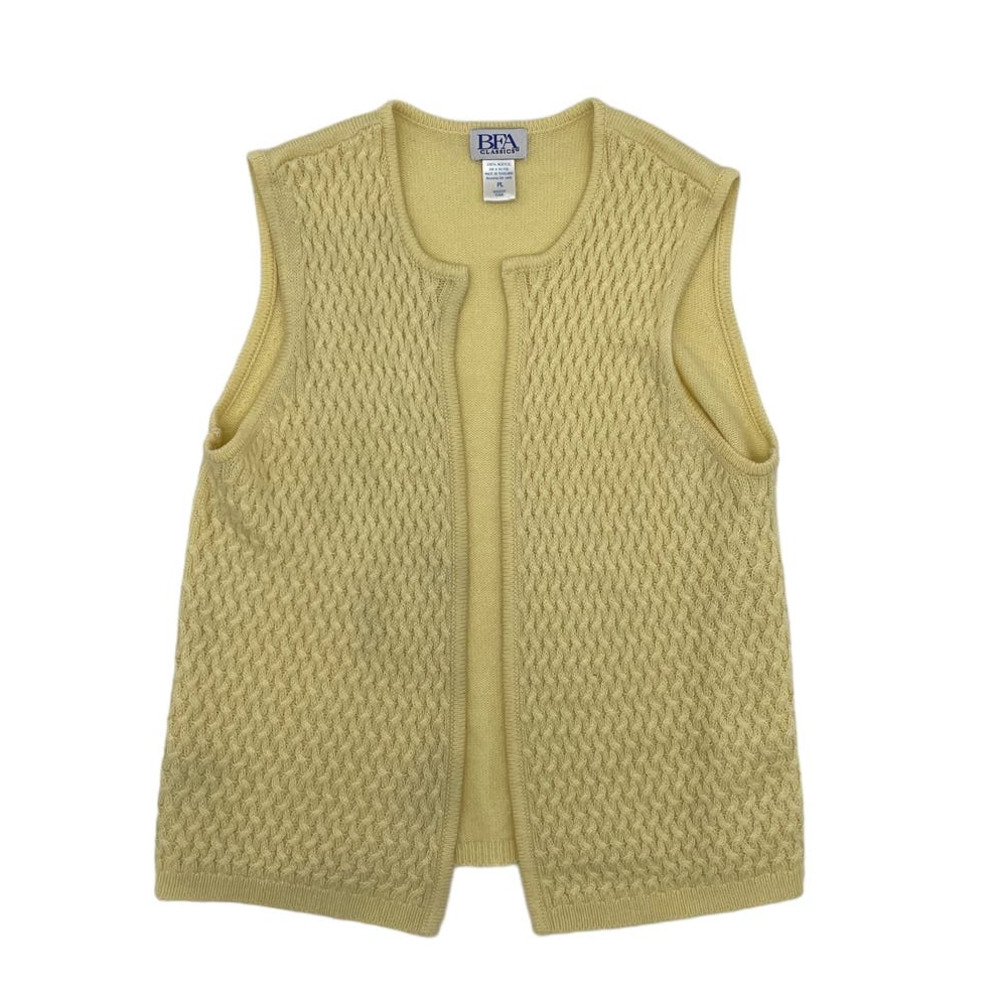 BFA Classics Yellow Cardigan